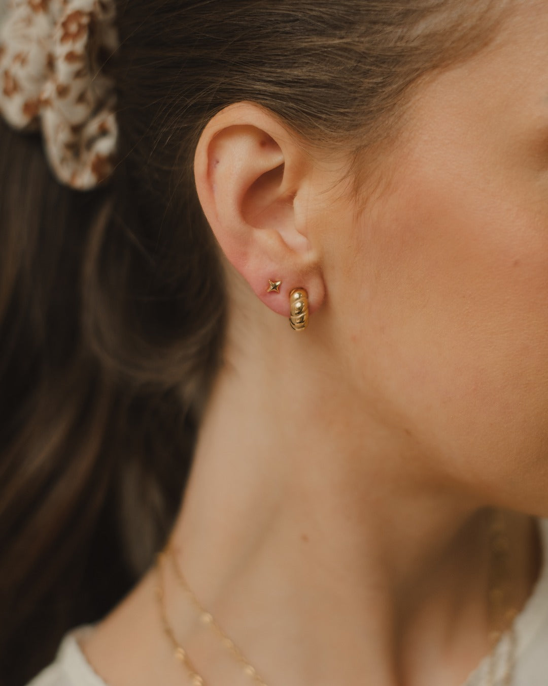 Boucles d'oreilles Éclipse Studs - Vermeil
