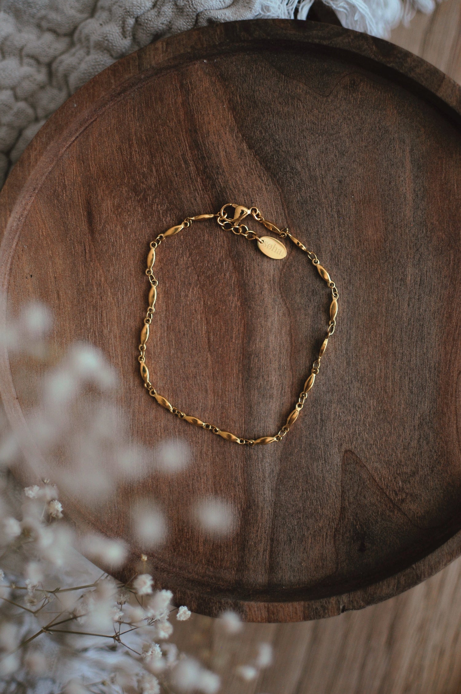 Simone anklet - Gold plated
