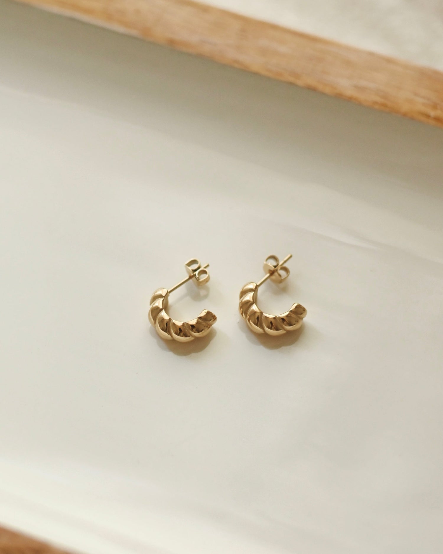 Boucles d'oreilles Elsa - Plaqué or