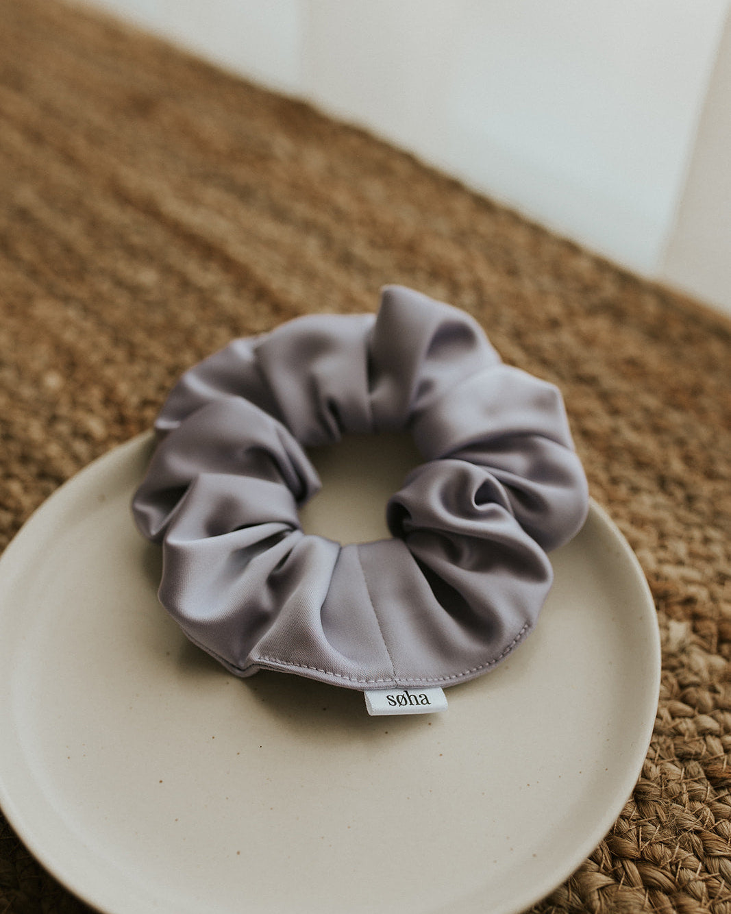 Satin scrunchie - Lilac