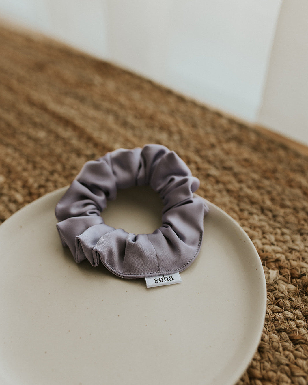 Satin scrunchie - Lilac