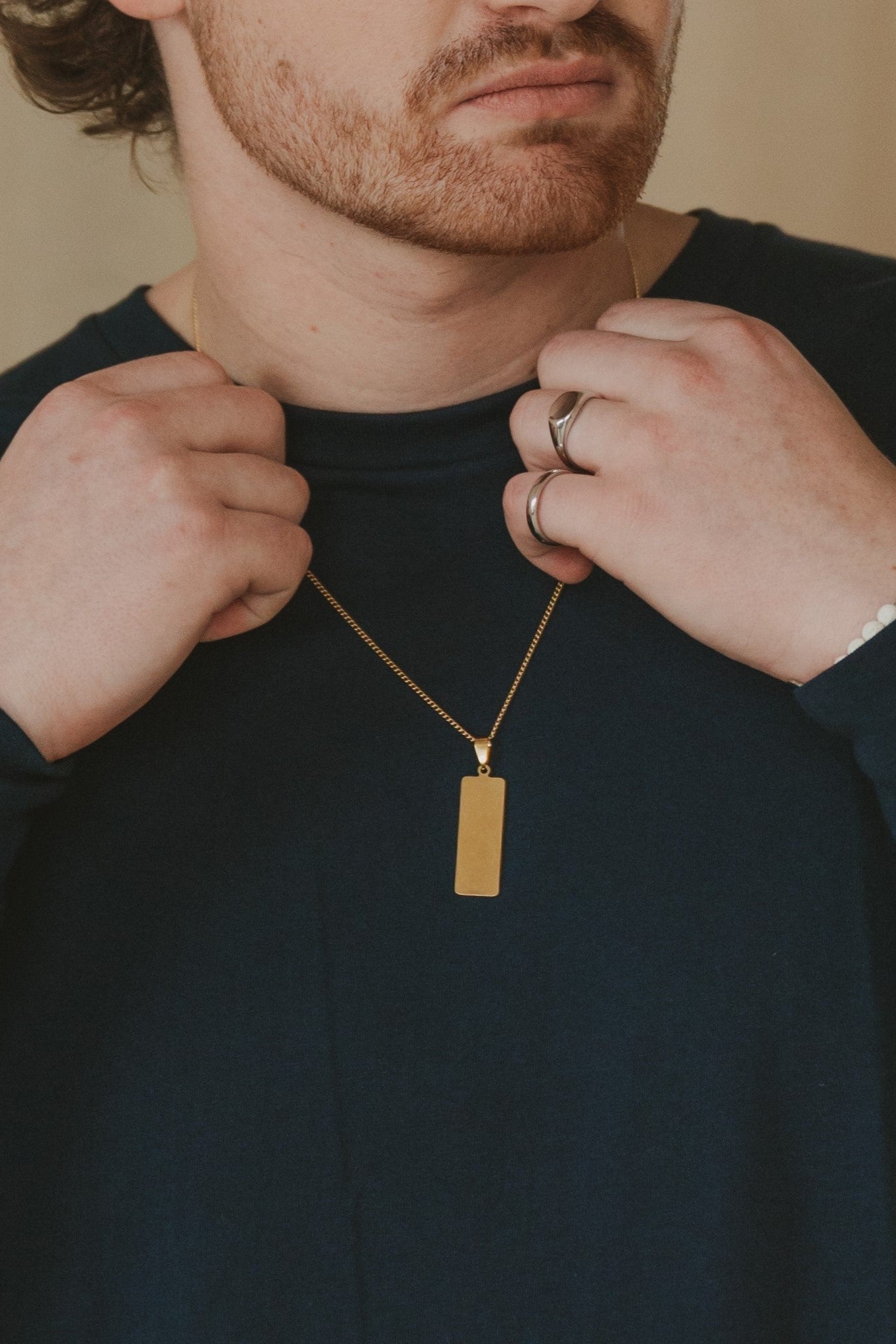 Chaîne La Plaque - Plaqué Or