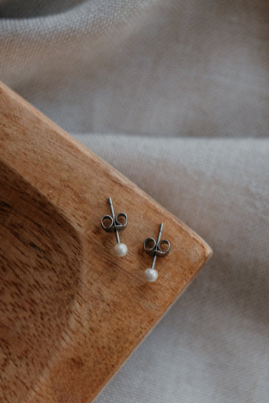 3mm Pearl Earrings