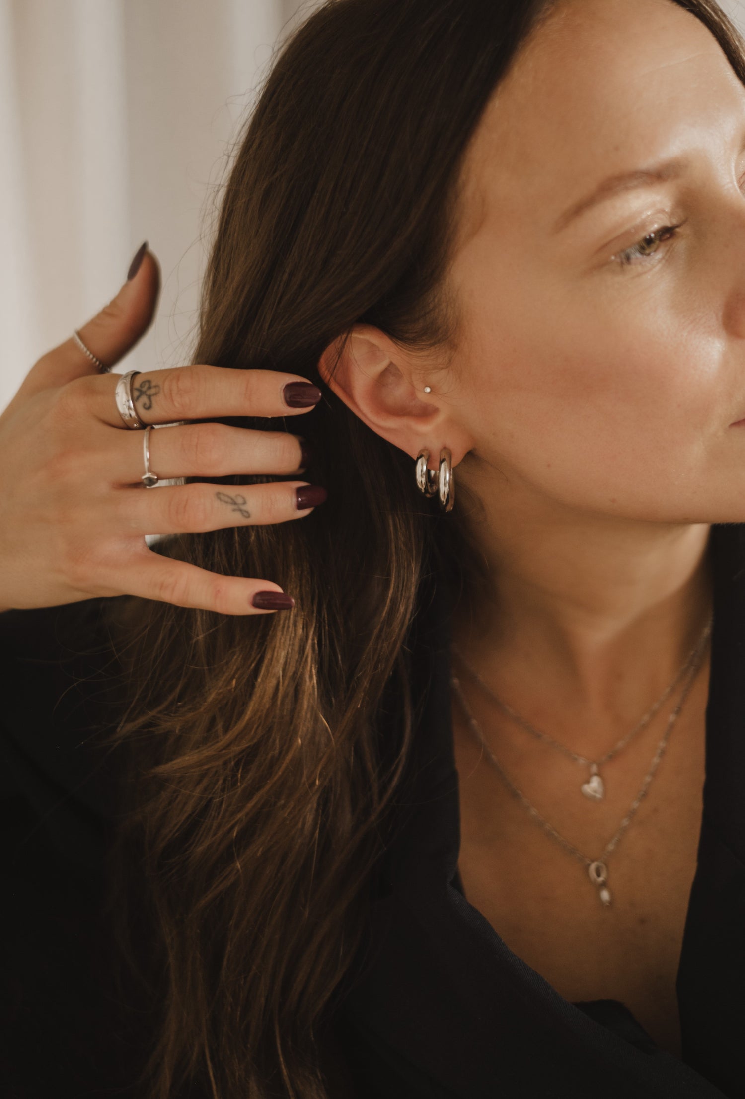 Boucles d'oreilles Bold Hoops 18 mm